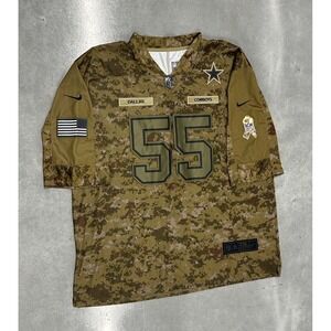 Dallas Cowboys Salute‎ to Service Camo Jersey XXL Nike NFL On Field Military